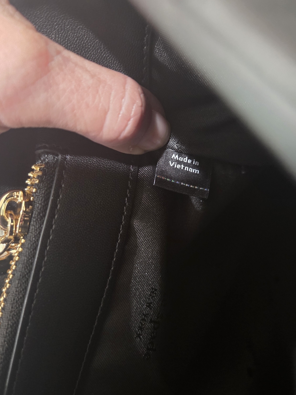 kate spade Quilted Black Chain-Handle Tote - Picture 6 of 16